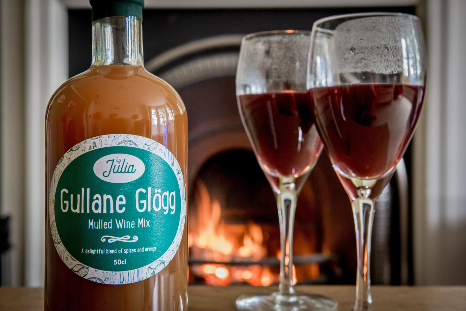 Fruit juice and mulled wine spices in Gullane Glogg from By Julia