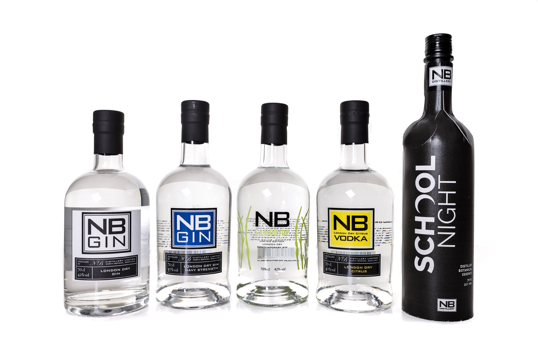Gin and vodka from NB Distillery