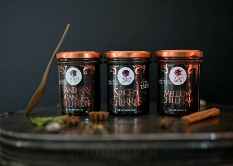 Award-winning chutneys, relishes and mustards from The Spice Witch
